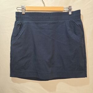 Golf Tennis Skort Blue Size Small Built In Shorts Zip Pocket Missing Drawstring